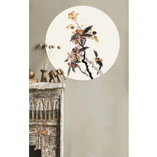 Kanvassepetinet Kendiliğinden Yapışkanlı Kalın Kanvas Dokulu Dekoratif Bohem Art Soyut Duvar Kağıdı Duvar Stickerı