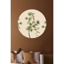 Kanvassepetinet Kendiliğinden Yapışkanlı Kalın Kanvas Dokulu Dekoratif Bohem Art Soyut Duvar Kağıdı Duvar Stickerı