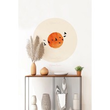 Kanvassepetinet Kendiliğinden Yapışkanlı Kalın Kanvas Dokulu Dekoratif Bohem Art Soyut Duvar Kağıdı Duvar Stickerı