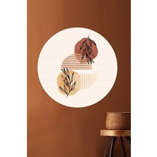 Kanvassepetinet Kendiliğinden Yapışkanlı Kalın Kanvas Dokulu Dekoratif Bohem Art Soyut Duvar Kağıdı Duvar Stickerı