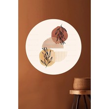 Kanvassepetinet Kendiliğinden Yapışkanlı Kalın Kanvas Dokulu Dekoratif Bohem Art Soyut Duvar Kağıdı Duvar Stickerı
