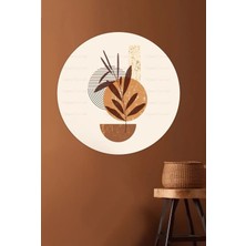 Kanvassepetinet Kendiliğinden Yapışkanlı Kalın Kanvas Dokulu Dekoratif Bohem Art Soyut Duvar Kağıdı Duvar Stickerı