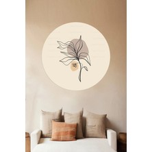 Kanvassepetinet Kendiliğinden Yapışkanlı Kalın Kanvas Dokulu Dekoratif Bohem Art Soyut Duvar Kağıdı Duvar Stickerı