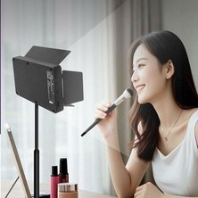 Dymax Profesyonel LED Işık 300 Ledli Video Kamera Youtuber Tiktok Vlogger Makyaj Dövme Tattoo Işığı Dahili Bataryalı LED Işık