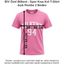 Idv Özel Bilkent - Spor Kısa Kol T-Shirt Açık Pembe 2 Beden