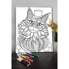 Kanvassepetinet 40X30CM Çocuklar Için Guaj,akrilik,keçeli,sulu Boya ile Boyanabilir Tuval Kalem Hediyesi Yoktur. 133