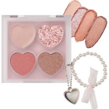 Millefee Under Eye Glam Palette 02 Strawberry Pink, 1 Adet