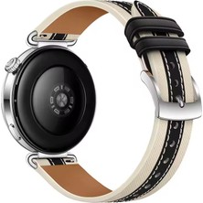 Alstrap Huawei Watch Gt6/gt5/gt4 (41MM) Gt5 Pro 42MM Uyumlu Çift Renk Pu Deri Kordon Kayış