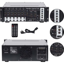 Hepa Merz P1000 6 Kanal 2X500W Stereo Amfi 1000W Power Mikser Bluetooth USB 100V Hat Trafolu