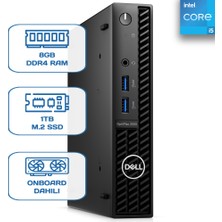 Dell Optiplex 3000MFF N012O3000MFFAC I5 12500T 8gb Ddr4 1tb M.2 SSD W11P Desktop