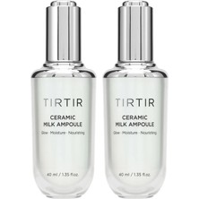 Tırtır Ceramic Milk Ampoule Yoğun Nemlendirici Yüz Serumu Seti 2X40ML
