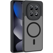 Gpack Xiaomi Redmi Note 15 5g Kılıf Babet Magsafe Kablosuz Şej Şarj Özellikli Silikon Siyah