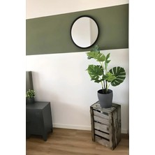 Kanvassepetinet Kendiliğinden Yapışkanlı Kumaş Kanvas Dokulu Duvar Kağıdı Boho Bohem  Haki Renk Atif Dikdörtgen