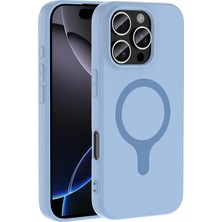 Microsonic Apple iPhone 16 Pro Max Kılıf Pastello Magsafe Bebe Mavi