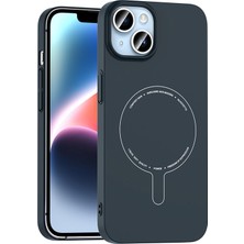 Microsonic Apple iPhone 14 Kılıf Airfit Magsafe Lacivert