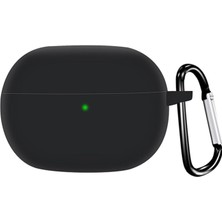 Microsonic Xiaomi Redmi Buds 8 Kılıf Askılı Mat Silikon Siyah