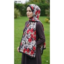 Belinda Scarf Bambu Kraş Pamuk Şal (Siyah) 206-118