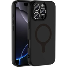 Microsonic Apple iPhone 16 Pro Kılıf Pastello Magsafe Siyah