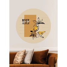 Kanvassepetinet Kendiliğinden Yapışkanlı Kalın Kanvas Dokulu Dekoratif Bohem Art Soyut Duvar Kağıdı Duvar Stickerı
