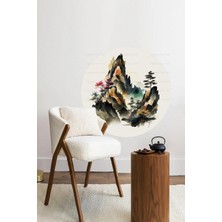 Kanvassepetinet Kendiliğinden Yapışkanlı Kalın Kanvas Dokulu Dekoratif Bohem Art Soyut Duvar Kağıdı Duvar Stickerı