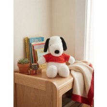 Znb Toys Peluş Köpek Snopyy-30 cm -Kırmızı Tşhirt'lü
