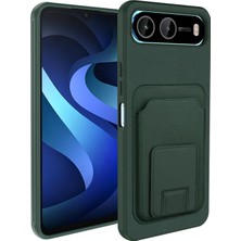 Microsonic Tecno Spark 40 5g Kılıf Pocketpro Litchi Koyu Yeşil