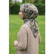 Lo'cella Soft Pamuk Eşarp (Siyah Mint ) 1030-112