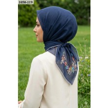 Lo'cella Soft Pamuk Eşarp (Lacivert) 1050-119