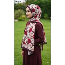 Belinda Scarf Bambu Kraş Pamuk Şal (Mürdüm) 206-119