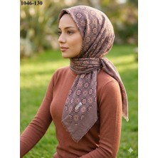 Eyfel Eşarp Eyfel Desenli Dimi Pamuk Eşarp 1046-130