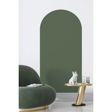 Kanvassepetinet Kendiliğinden Yapışkanlı Kumaş Kanvas Dokulu Duvar Kağıdı Boho Bohem Tarz Oval Duvar Sticker