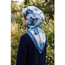 Vel Scarfs Velscarfs Soft Pamuk Parla Eşarp (Mavi) 204-114