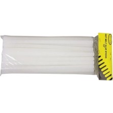 Uravas Store Şeffaf Sıcak Silikon Çubuğu Mum Silikon Kalın 1 kg 30 cm