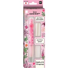 Serve Deep Versatil Kalem 07MM - Doğa Serisi - Yedekli Set ( ve Silgi)