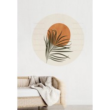 Kanvassepetinet Kendiliğinden Yapışkanlı Kalın Kanvas Dokulu Dekoratif Bohem Art Soyut Duvar Kağıdı Duvar Stickerı