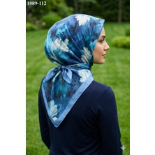 Vel Scarfs Velscarfs Soft Pamuk Parla Eşarp (Indigo) 1089-112