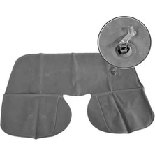 Carub Boyun Yastığı Seyahat Için Şişirilebilir 42X27CM Tekli Gri