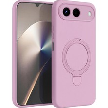 Microsonic Infinix Hot 60I 5g Kılıf Aura Stant Magsafe Pembe