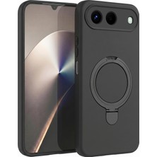 Microsonic Infinix Hot 60I 5g Kılıf Aura Stant Magsafe Siyah