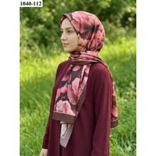 Moon Scarf Soft Pamuk Şal (Bordo) 1040-112