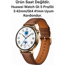 Alstrap Huawei Watchgt6/gt5/gt 4 41MM Gt5 Pro 42MM Uyumlu Premium Deri Kordon Kayış