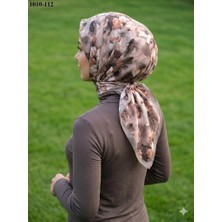 Moon Scarf Desenli Bambu Pamuk Eşarp 1010-112
