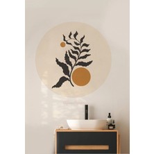 Kanvassepetinet Kendiliğinden Yapışkanlı Kalın Kanvas Dokulu Dekoratif Bohem Art Soyut Duvar Kağıdı Duvar Stickerı