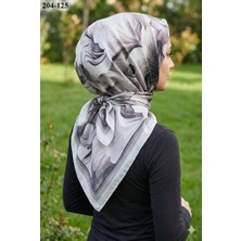 Vel Scarfs Velscarfs Soft Pamuk Parla Eşarp (Gümüş Gri) 204-125