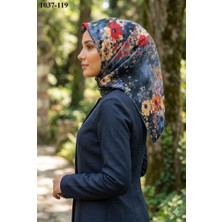 Lo'cella Soft Pamuk Eşarp (Siyah-Kırmızı) 1037-119