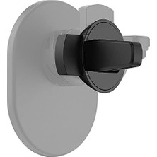 Magsafe Telefon Tutucusu, Araç Havalandırma Montajı, Güçlü Manyetik Hizalama, Kolay Ayarlama, Magsafe ile Uyumlu, iPhone ile Uyumlu, Siyah