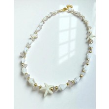 Ases Store Kuvars Doğaltaş Kadın Kolye