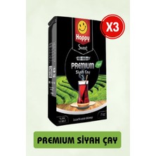 Happy Premıum Siyah Çay 1 kg x 3 Adet