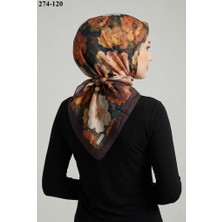 Mismara Desenli Bambu Kraş Pamuk Eşarp 274-120