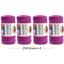 Oxford İplik Cotton Makrome 4'lü Paket NO:048 Violet